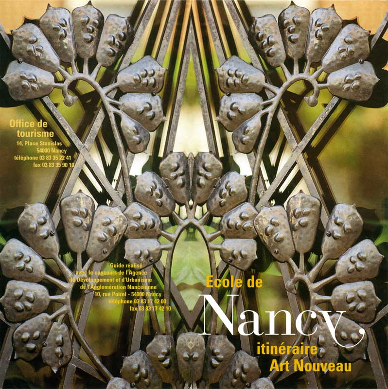 Guide Nancy itinéraire Art Nouveau