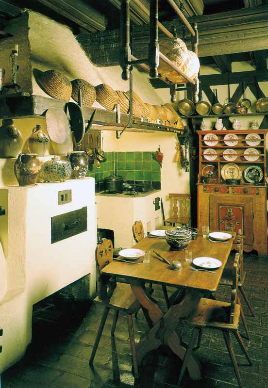 Musée Alsacien : cuisine rurale du XVIIIème
