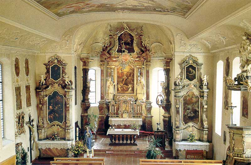 Nef de l'église de Schwarzenberg