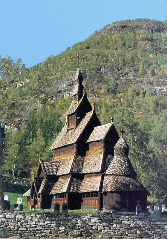 Stavkirke de
                      Borgund