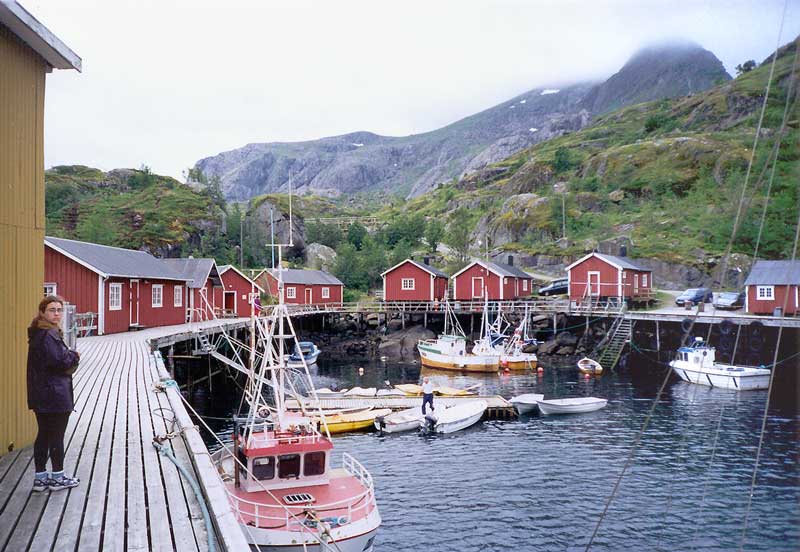 Le petit port de
        pêche de Nusfjord