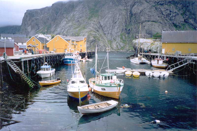 Le
        petit port de pêche de Nusfjord