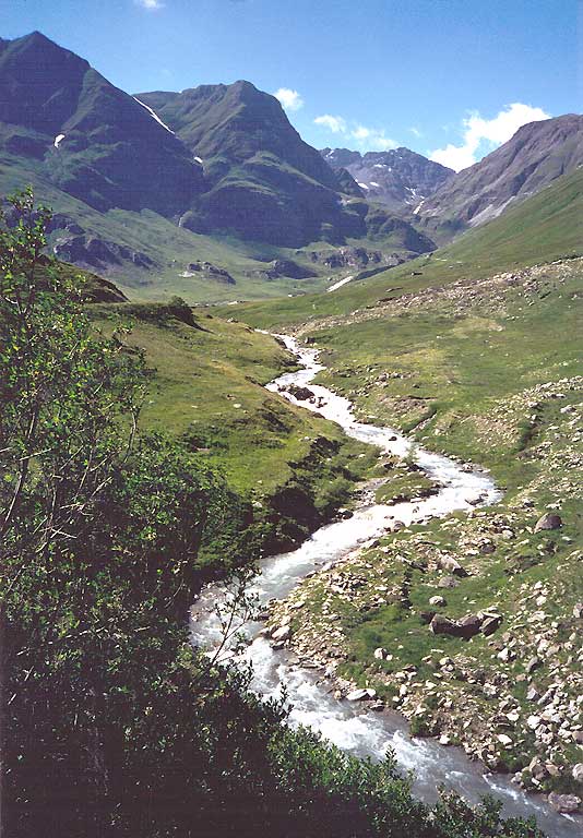 Torrent
                    sur la route de l'Iseran