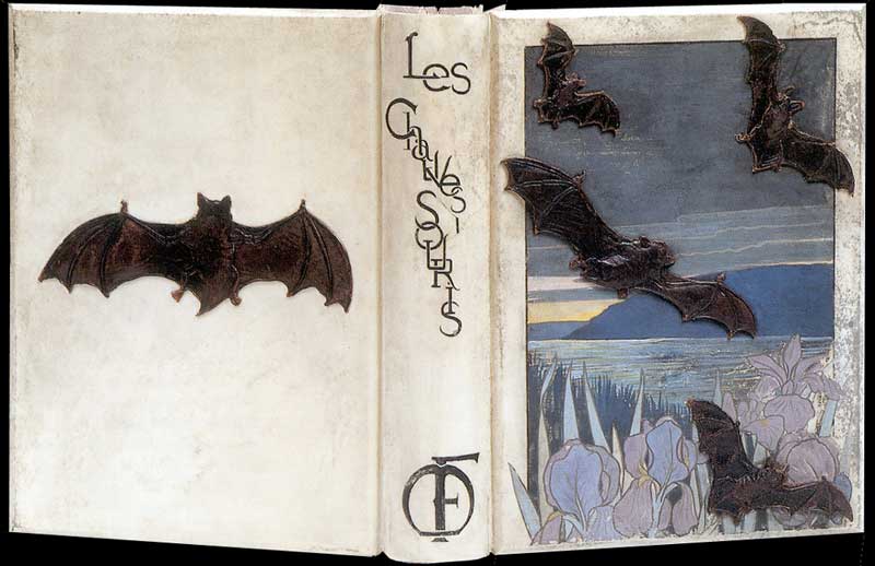 Exposition de reliures au Musée lorrain de Nancy
                  : Les chauve-souris