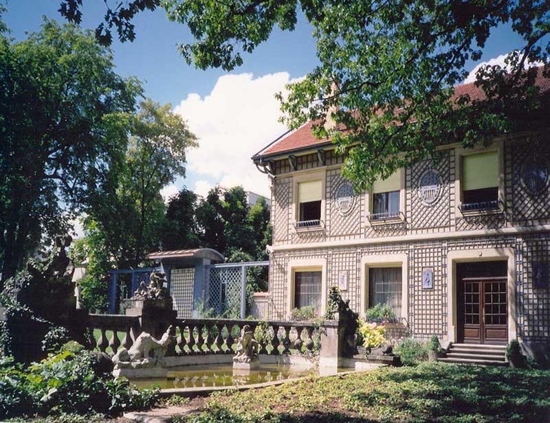 Nancy-facade-de-la-Villa-Corbin-Musee-de-l'Ecole-de-Nancy