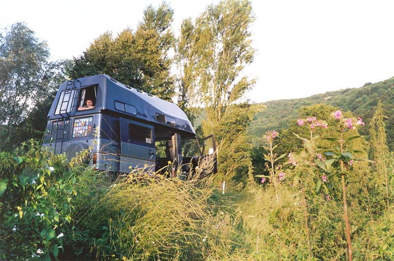 Bivouac au bord du Doubs à Laissey