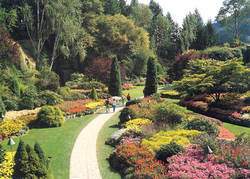 Butchart-Gardens : les jardins dans l'ancienne carrière