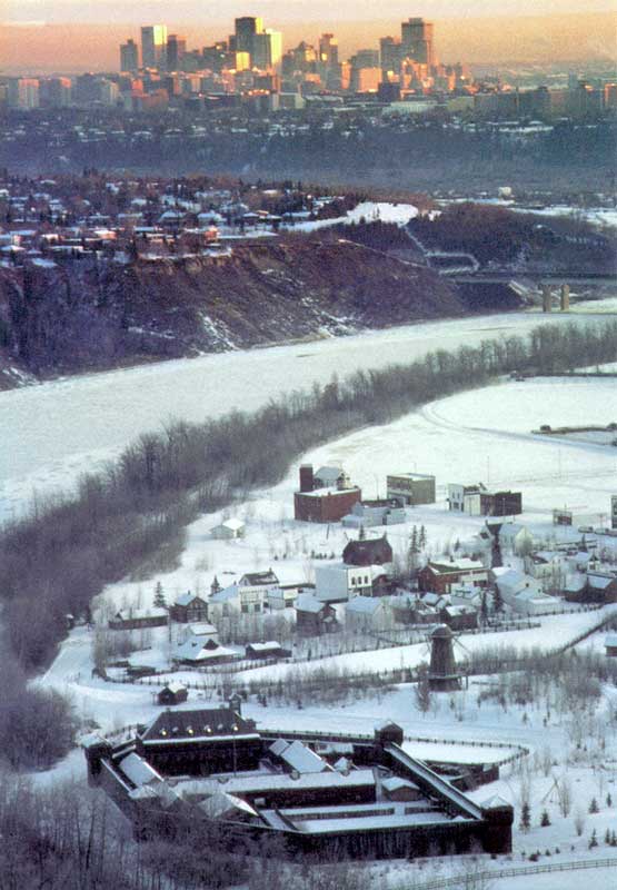 Fort-Edmonton-en-hiver