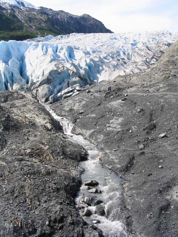 Exit
                    Glacier et son torrent exutoire