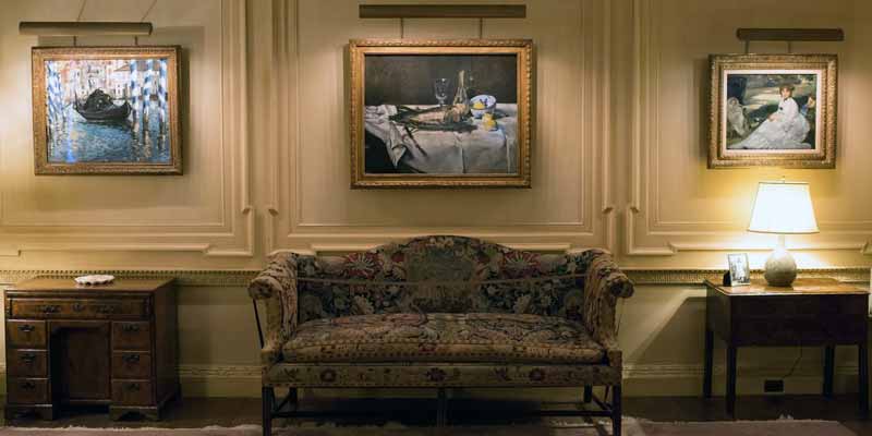 Memorial Buiding : les Impressionnsites du White
              Living Romm : Manet