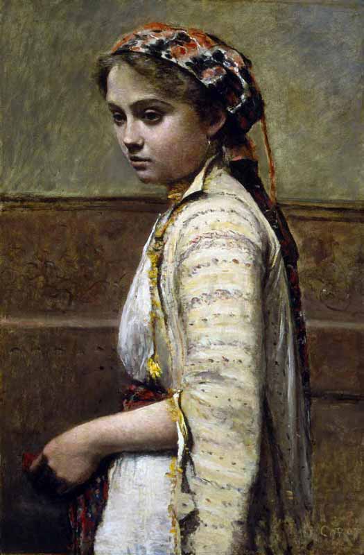 La jeune Grecque, par Jean-Baptiste Corot