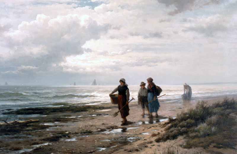 Clam Gatherers, par Edward Moran (1875-1880)