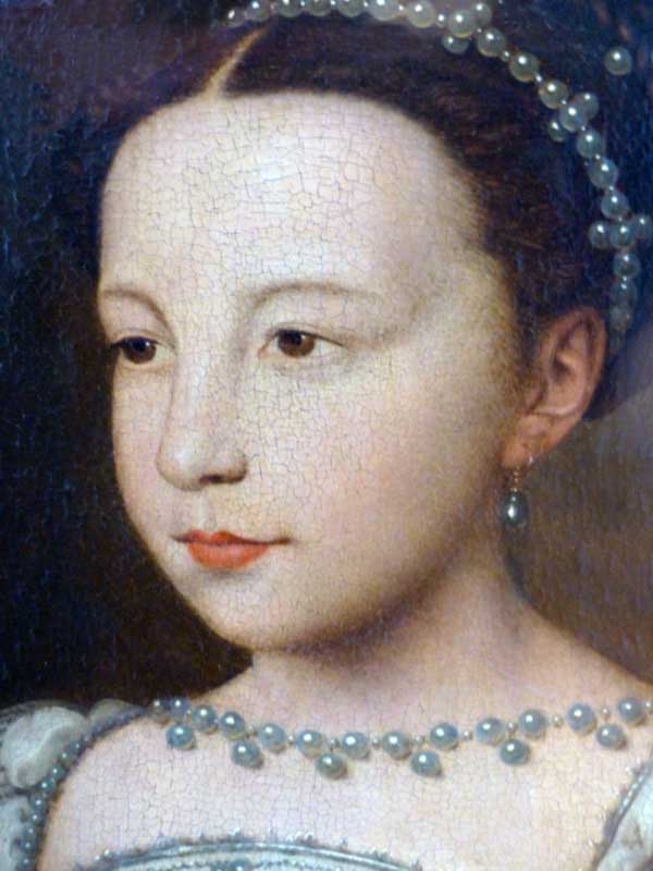 La Princesse Marguerite de Valois, par Francois
                    Clouet (1561)