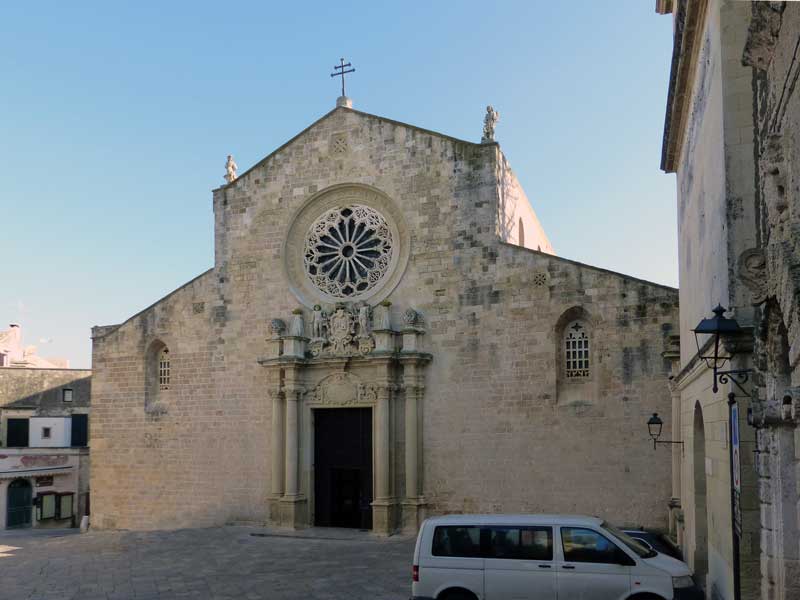 Façade du Duomo d'Otranto