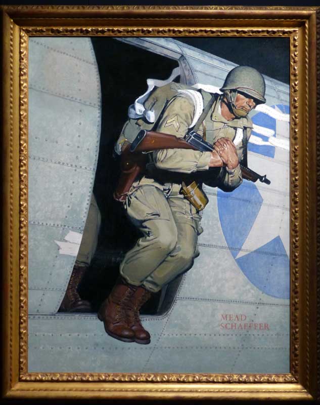 Le parachutiste par Mead Schaeffer 1943