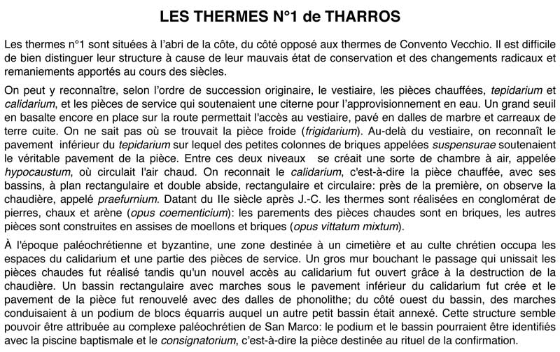 Thermes No.1 : notice