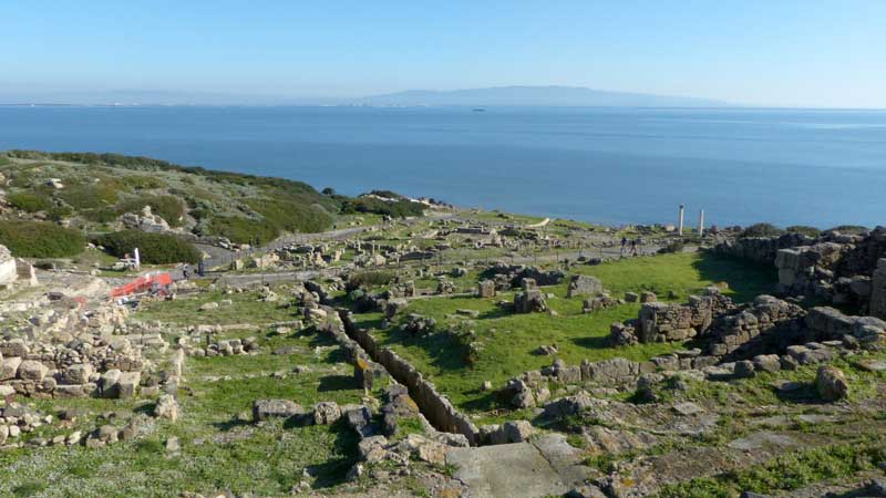 Vue gnérale du site de Tharros en quittant