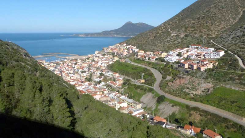 Buggeru au bout de
              la vallée