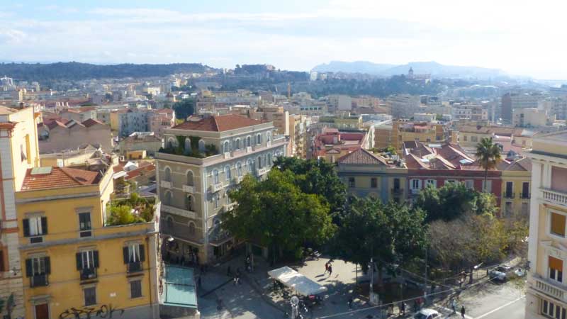 Cagliari : vue depuis bastion St-Remy