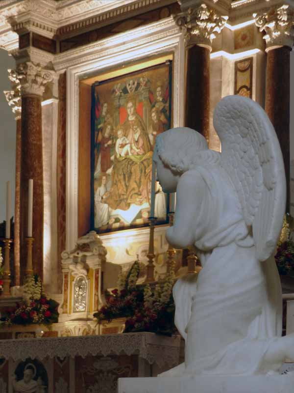 Castelsardo: maitre-autel de la cathédrale
                    San-Antonio-Abate