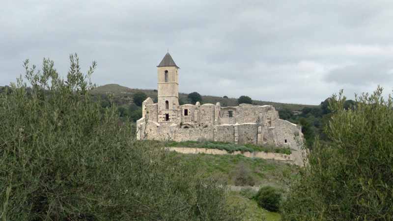 Martis
          :San-Pantaleo (XIVème) depuis la vallée