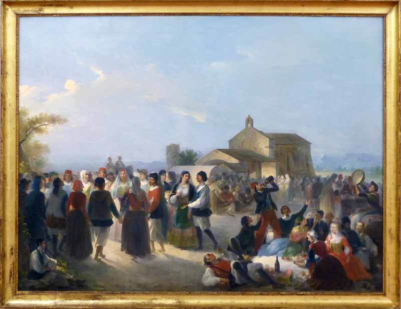 La fête par Giovanni Marghinotti (1862)