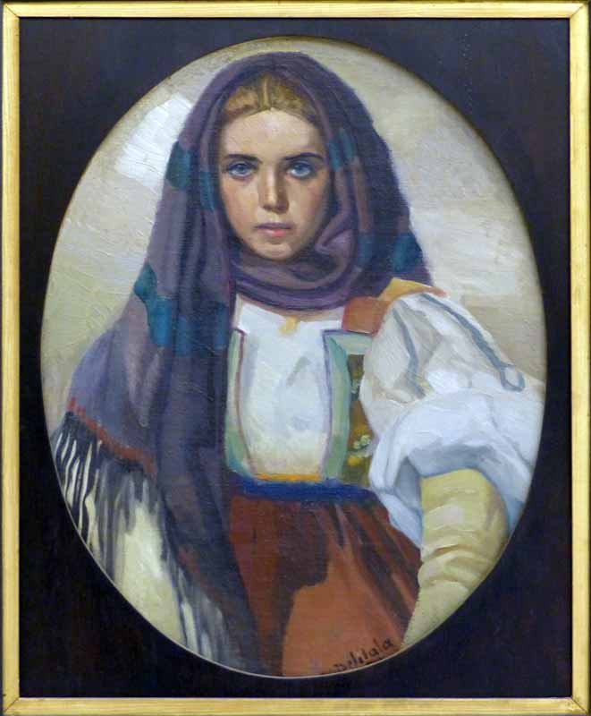 MUS'A : Jeune fille d'Oran par Mario Delitala
                  (1932)