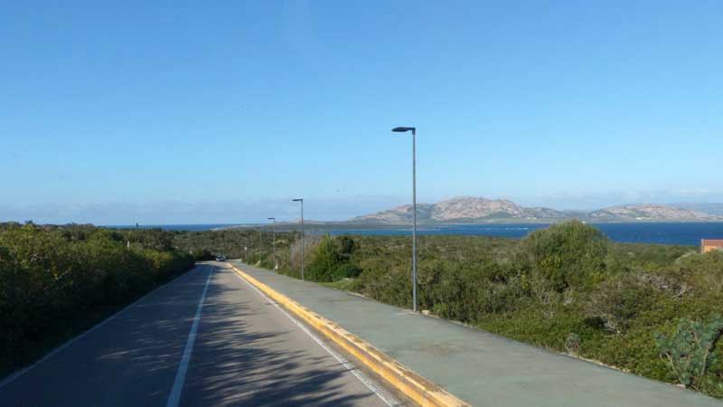 Route vers Capo Falcone & Isla dell'Asinara