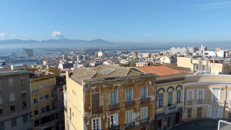 Cagliari : vue du bastion St-Remy