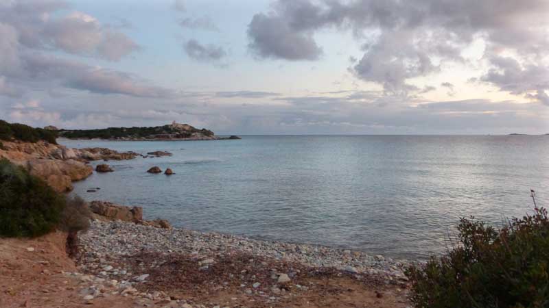 Spiaggia di Punta Molensis et ses galets