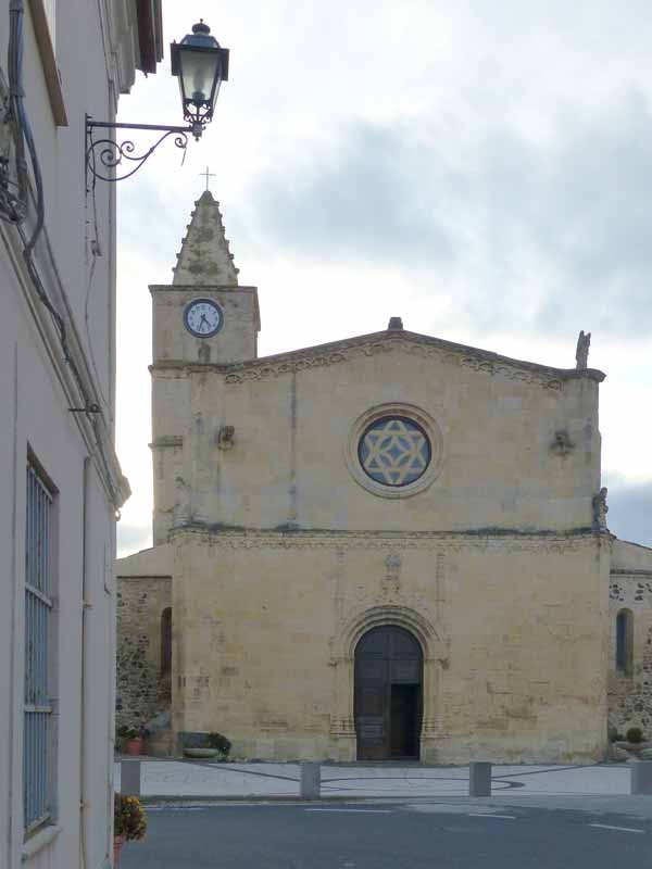 facade de Santa-Giulia à Padria (1520)