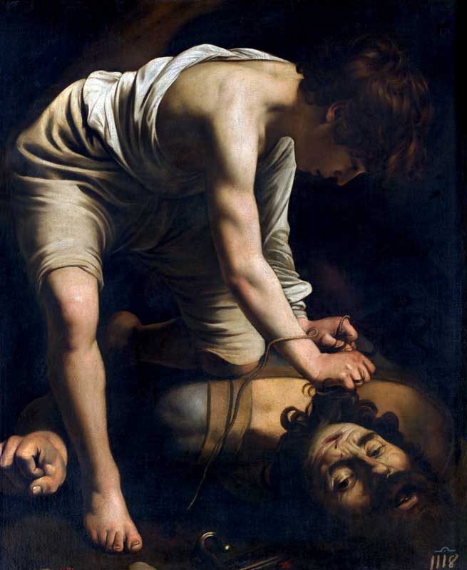 David vencedor de Goliat, par Michelangelo
                  Carvaggio (ca. 1600)