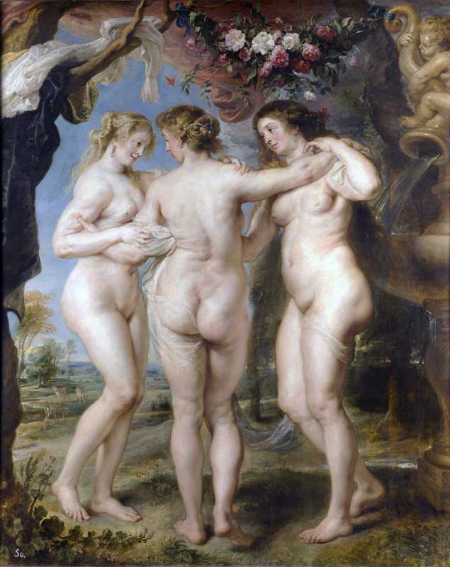 Les Trois Graces, par Pieter-Paul Rubens (16