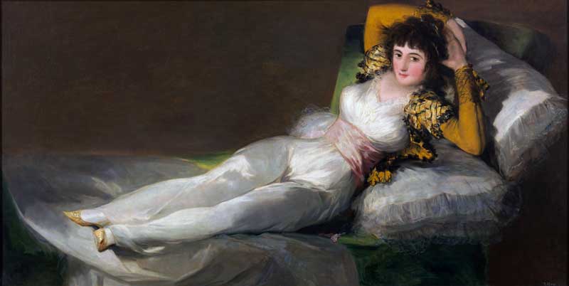 Maja vestida, par Goya