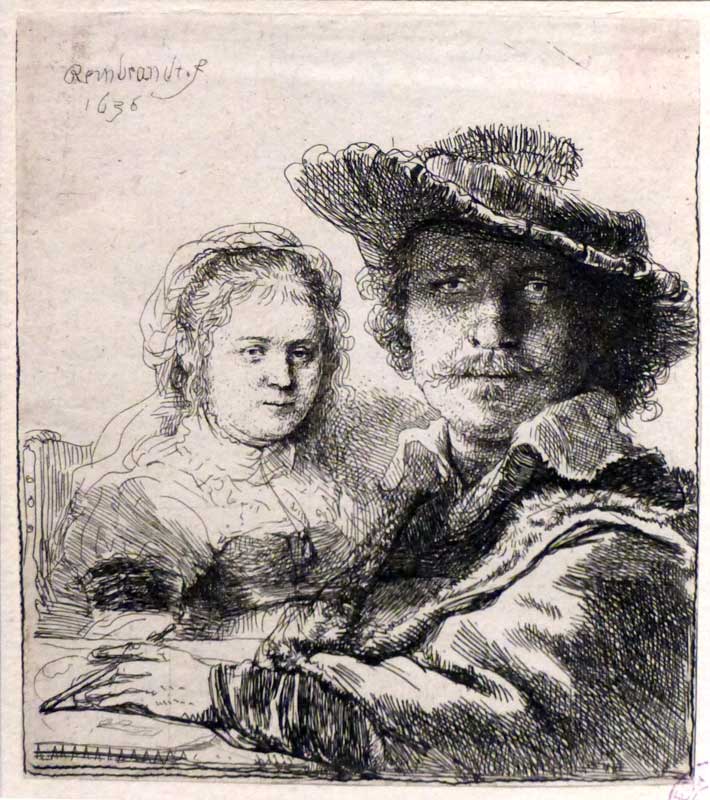Autoportrait-avec-Saskia-par-Rembrandt-1636