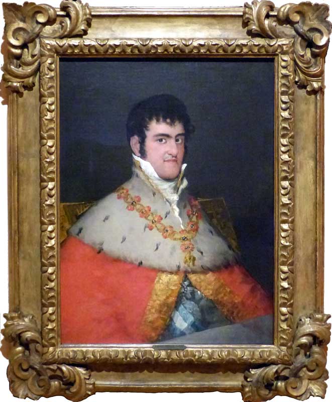 Portrait de Fernando VII par Goya ca 1814-15