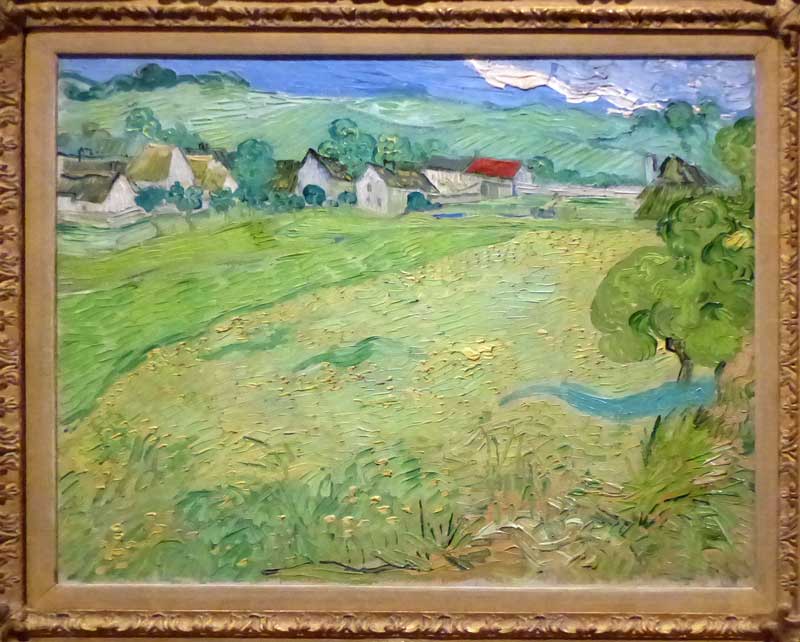 Les Vessenots à Auvers, par Vincent van Gogh
                  (1890)