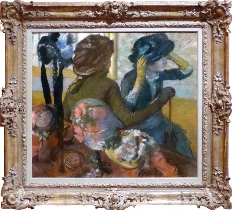 Chez la modiste, par Edgar Degas (1882)