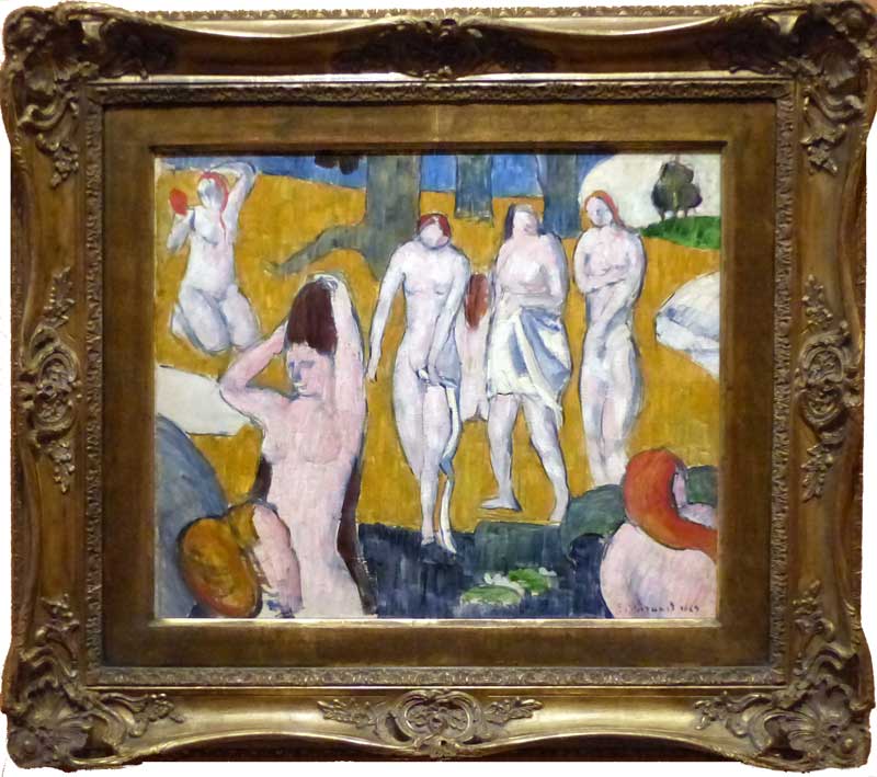 Femmes au bain, par Emile Bernard (1889)