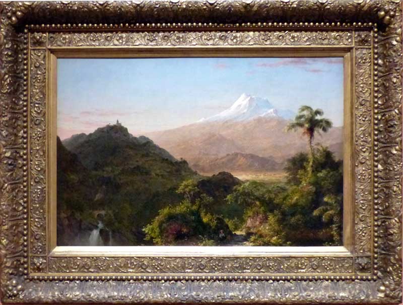 Paysage sud-américain, par Frederic-Edwin Church (1856)