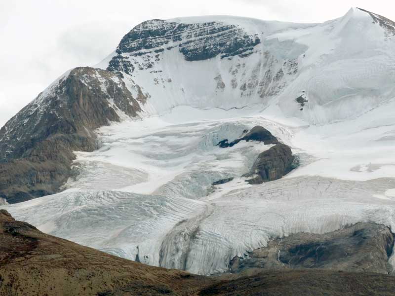 Zoom sur le Glacier Andromède