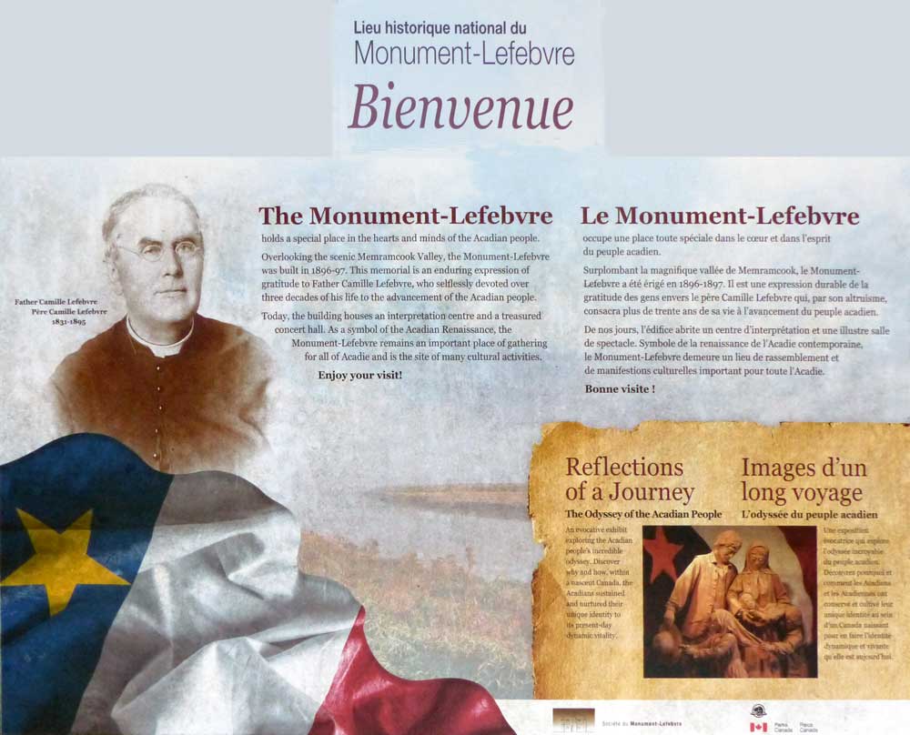 Memramcook : présentation du Monument Lefebvre