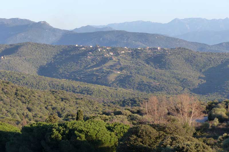 Sur la D155, village au sud sur la Serra di Ferro
