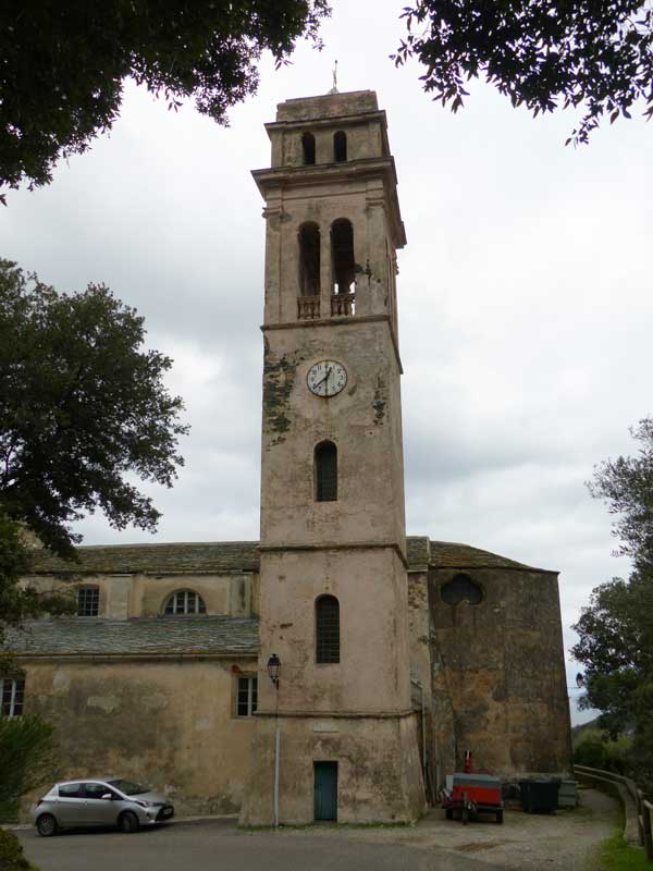 Pino : clocher de l'église Sta Maria
                        Assunta