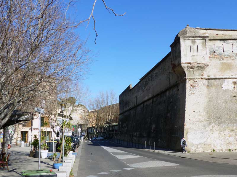 Bastia : rempart de la citadelle