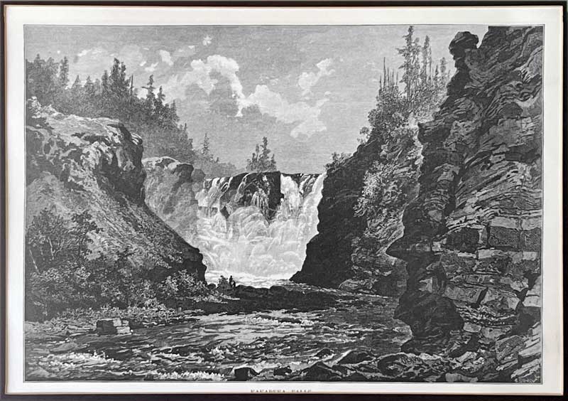 Kakabeka Falls, Kaministiqua River par Lucius
                  Richard O'Bren 1881)