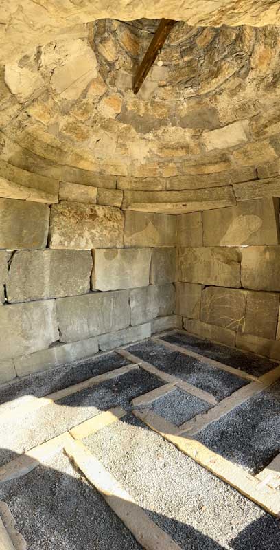 Ancienne Messàene : intérieur de la Tombe K3