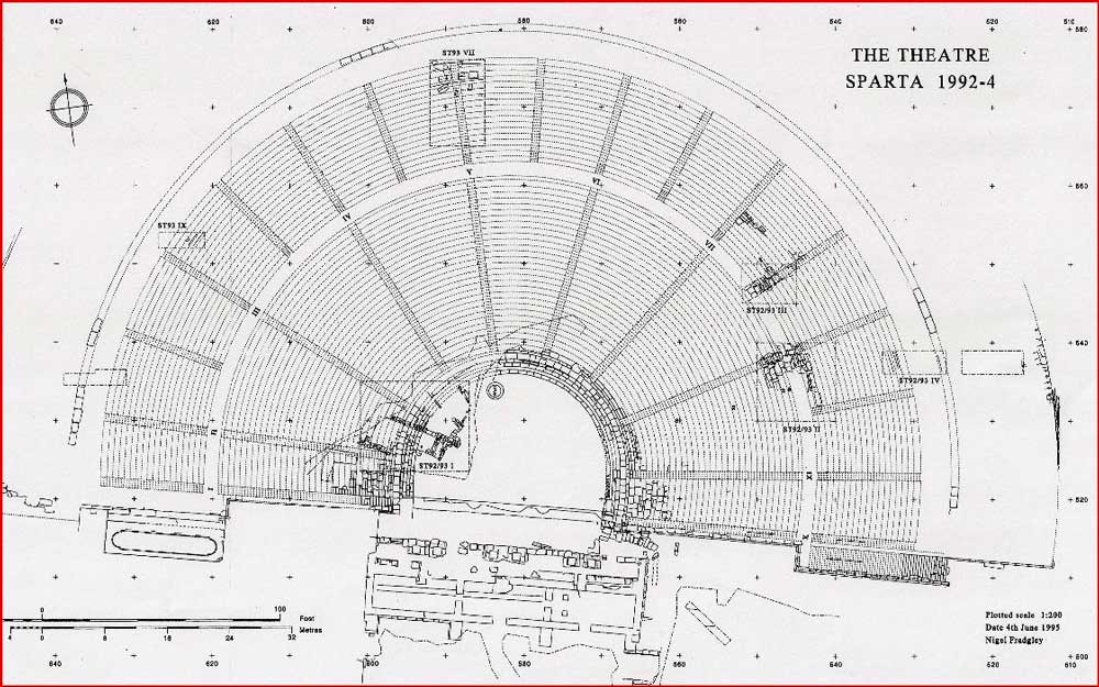 Plan du théatre romain inspirant sa restauration