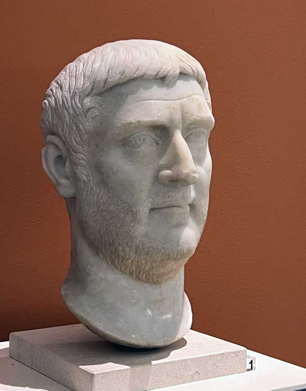 TÊte d'homme romain,-3e-s.ap.J-C