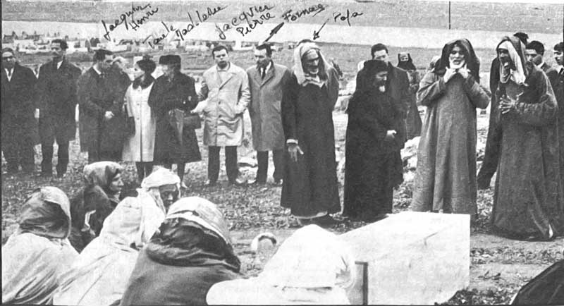 Funérailles musulmanes d'Eugène Girel à
                    Azemmour en janvier 1963